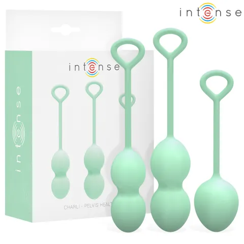 INTENSE - KIT DE BOULES DE KEGEL CHARLI VERT CLAIR