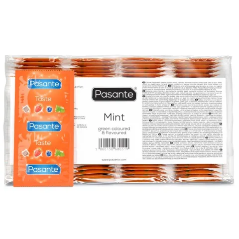 PASANTE - PRÉSERVATIFS SAVEUR MENTHE SAC 144 UNITÉS