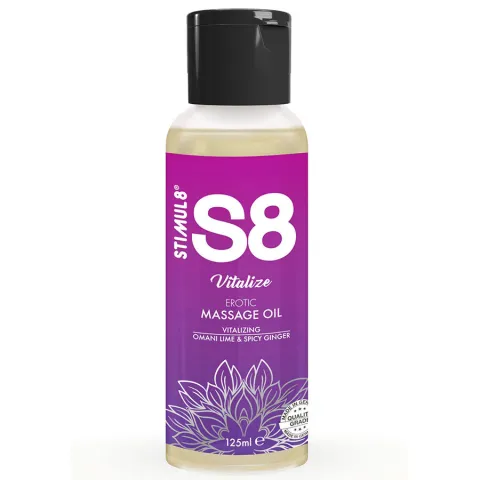 STIMUL8 - S8 VITALIZE HUILE DE MASSAGE AU CITRON VERT 125 ML