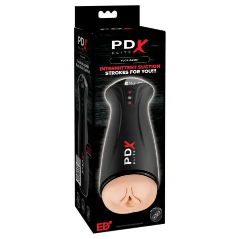 PDX ELITE - FAP-GASM MASTURBATEUR À SUCCION ET VIBRATION INTERMITTENTES