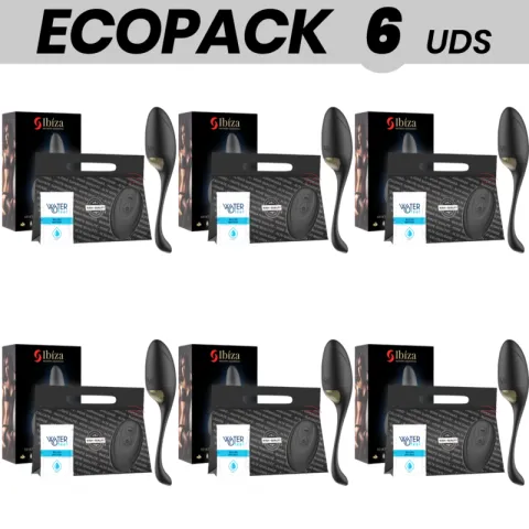ECOPACK 6 UNITÉS - IBIZA VIBRATEUR DOEUFS TÉLÉCOMMANDE