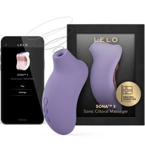 LELO - SONA 3 MASSEUR CLITORAL SONIQUE VIOLET DUSK