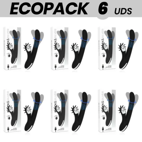 ECOPACK 6 UNITÉS - BLACK&SILVER BUNNY STORM ROTATION VIBE