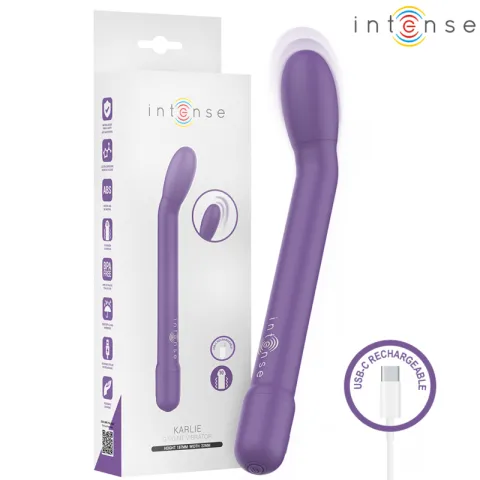 INTENSE - STIMULATEUR DE POINT G RECHARGEABLE KARLIE VIOLET