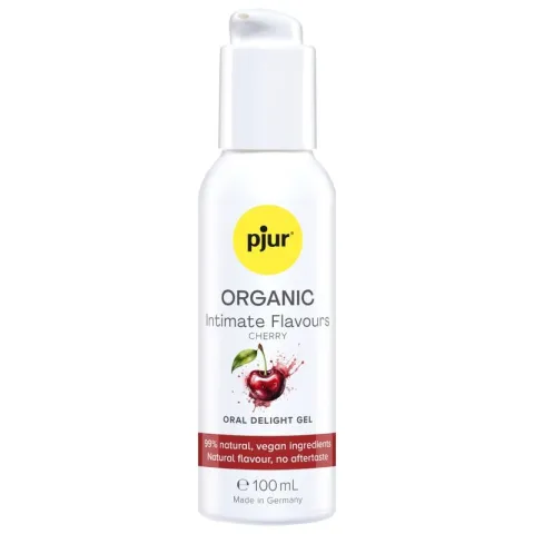 PJUR - GEL DÉLICIEUX ORAL BIO POUR LES AMOUREUX INTIMES À LA CERISE 100 ML