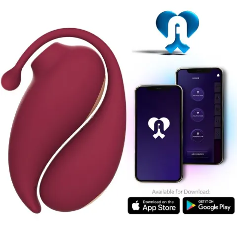 ADRIEN LASTIC - INSPIRATION CLITORIS SUCKER + ŒUF VIBRANT ROUGE - APPLICATION GRATUITE
