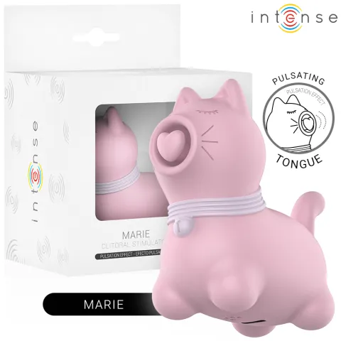 INTENSE - STIMULATEUR DE LANGUE EFFET PULSATION MARIE PINK