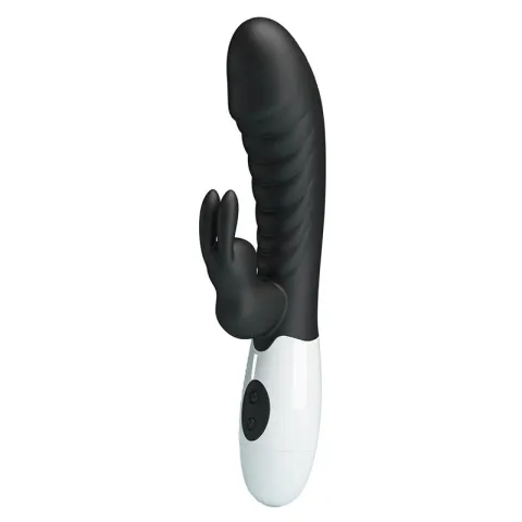 PRETTY LOVE - VIBRATEUR LAPIN NAUGHTY BUNNY 30 FONCTIONS NOIR