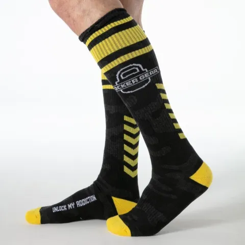 LOCKER GEAR- CHAUSSETTES MILITAIRES HAUTES JAUNES TAILLE UNIQUE