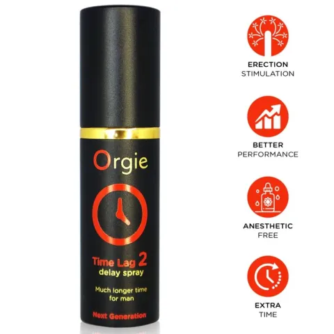 ORGIE - TIME LAG 2 SPRAY RETARDANT SANS ANESTHÉSIQUE 10 ML