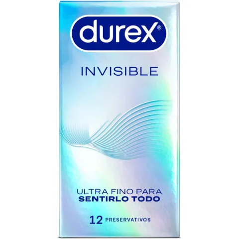 DUREX - PRÉSERVATIFS ULTRA FINS INVISIBLES 12 UNITÉS