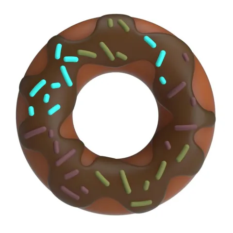 PRETTY LOVE - ANNEAU PÉNIS SUPER DONUT MARRON