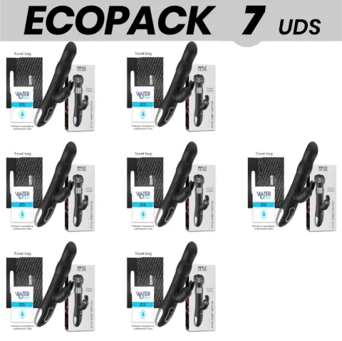 ECOPACK 7 UNITÉS - BRILLY GLAM MOEBIUS LAPIN VIBRATEUR & ROTATEUR COMPATIBLE AVEC LA TECHNOLOGIE SANS FIL WATCHME