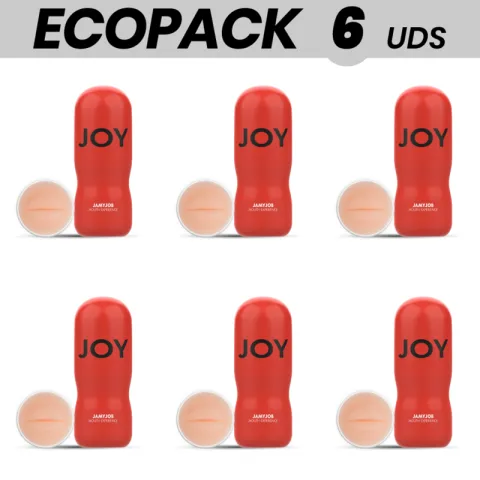 ECOPACK 6 UNITÉS - JAMYJOB MASTURBATEUR DE BOUCHE EXCITANT