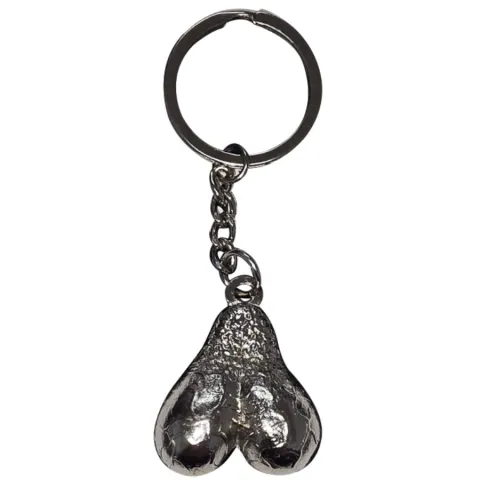 DIABLO PICANTE - PORTE-CLÉS MÉTAL ŒUFS D'ARGENT