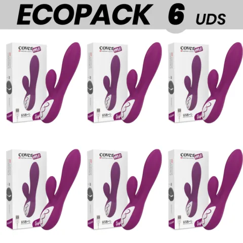 ECOPACK 6 UNITÉS - VIBRATEUR COVERME TAYLOR COMPATIBLE AVEC LA TECHNOLOGIE SANS FIL WATCHME