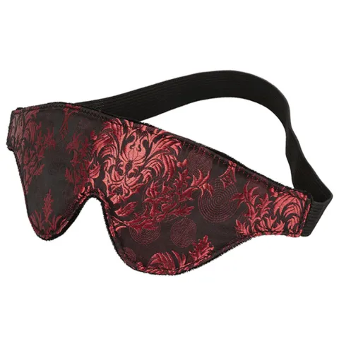 CALEXOTICS - MASQUE POUR LES YEUX OPAQUE SCANDAL AVEC DÉTAILS ROUGES
