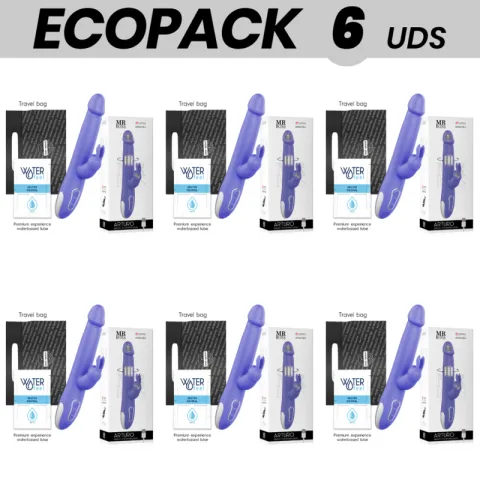 ECOPACK 6 UNITÉS - MR BOSS ARTURO VIBRATOR & ROTATOR COMPATIBLE CON WATCHME WIRELESS TECHNOLOGY