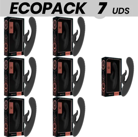 ECOPACK 7 UNITÉS - RITHUAL ANUSARA DUAL RECHARGEABLE MOTOR 2.0 NOIR 6 + 1 GRATUIT