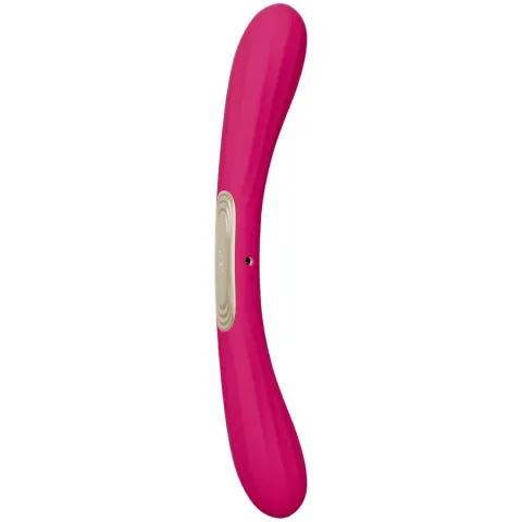 LELO - BOOMERANG VIBRATEUR À DOUBLE EXTRÉMITÉ CERISE