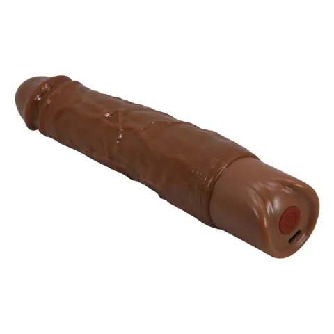 PRETTY LOVE - VIBRATEUR RÉALISTE OWEN 22,5 CM Ø 4,5 CM MARRON