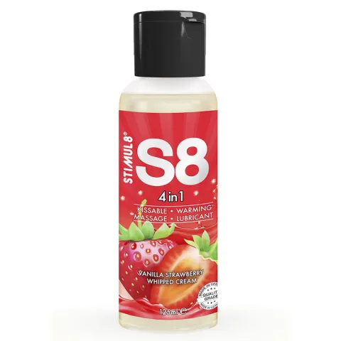 STIMUL8 - S8 LUBRIFIANT DESSERT FRAISE 4 EN 1 125 ML