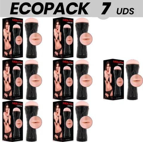 ECOPACK 7 UNITÉS - JAMYJOB MASTURBATEUR DE BOUCHE BOUCHE