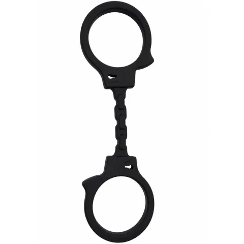 DIABLO PICANTE - MENOTTES EN SILICONE NOIRES