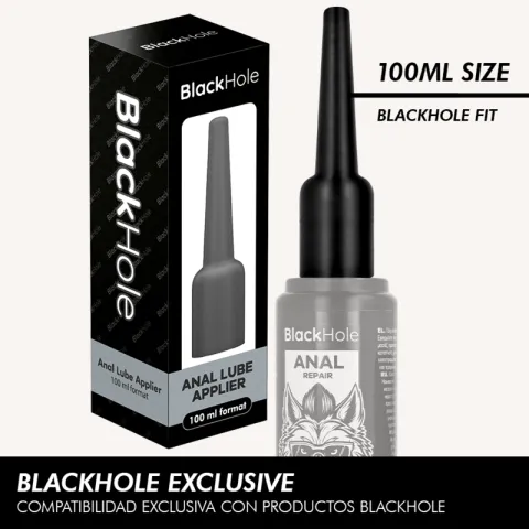 BLACK HOLE - APPLICATEUR DE LUBRIFIANT ANAL TAILLE L 100 ML
